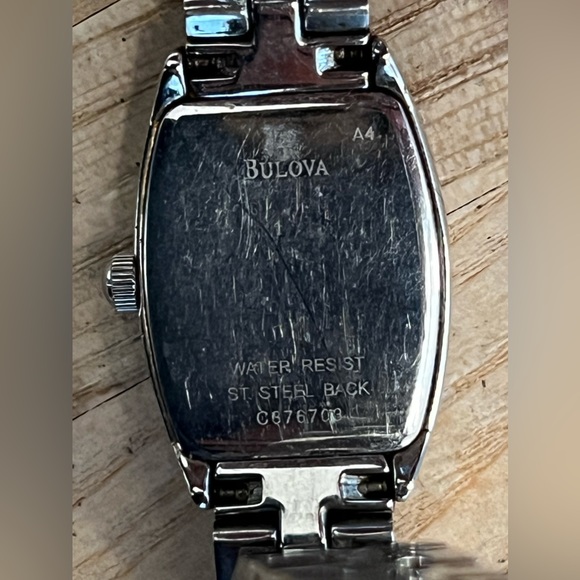 Bulova Ladies Watch Abalone Dial Stainless Bracelet Hidden Clasp 96C97 - Picture 9 of 15